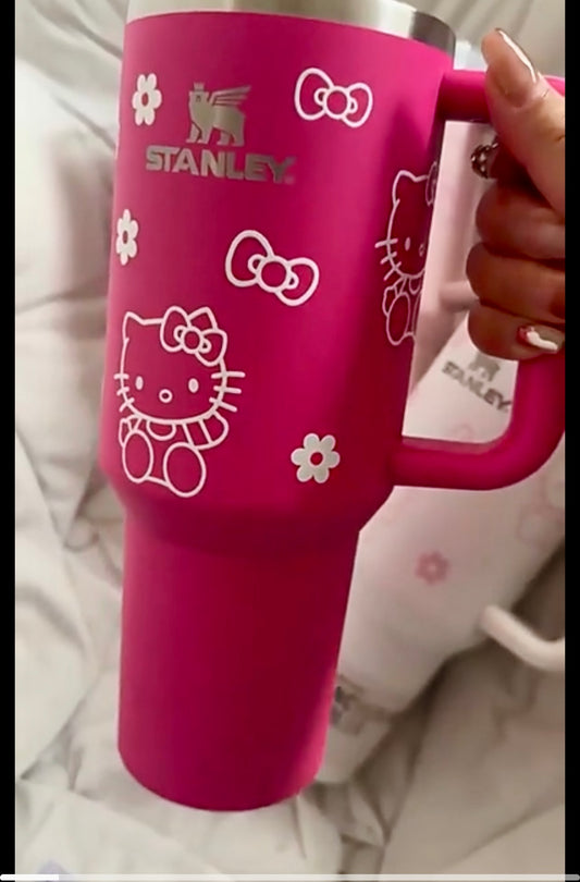 Stanley Hot Pink Sanrio Tumbler