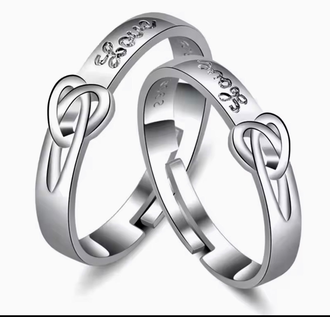 Love Heart Couple Ring