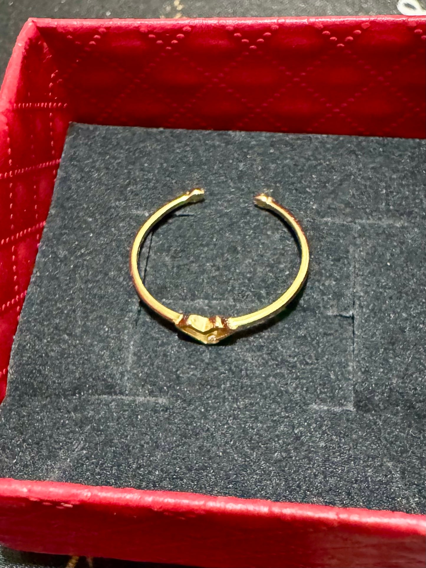 Sweetheart Gold Heart Ring