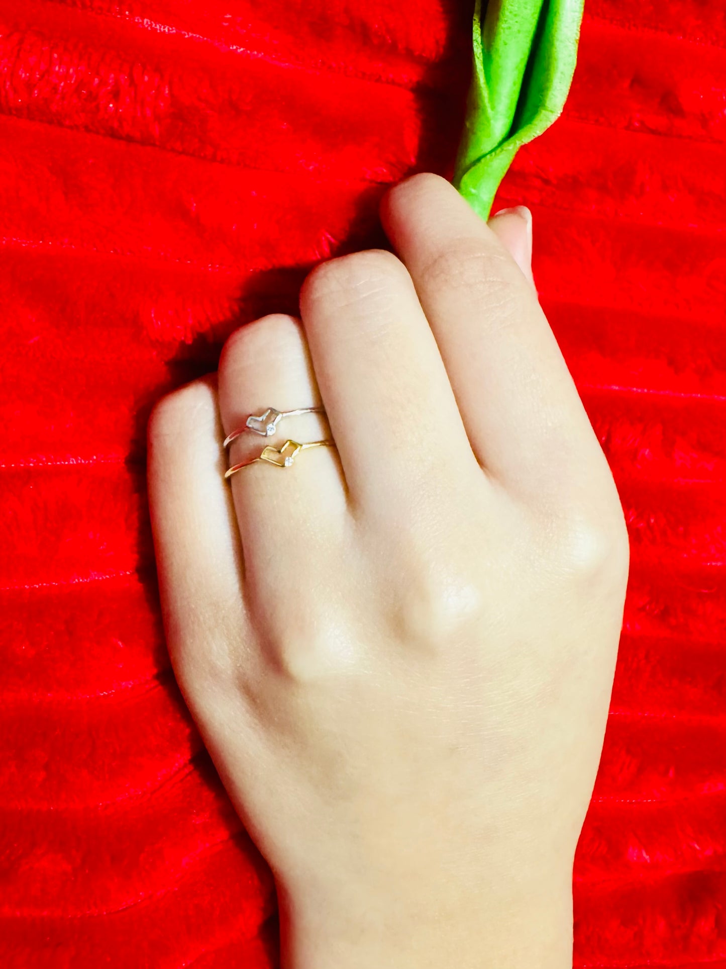 Sweetheart Gold Heart Ring