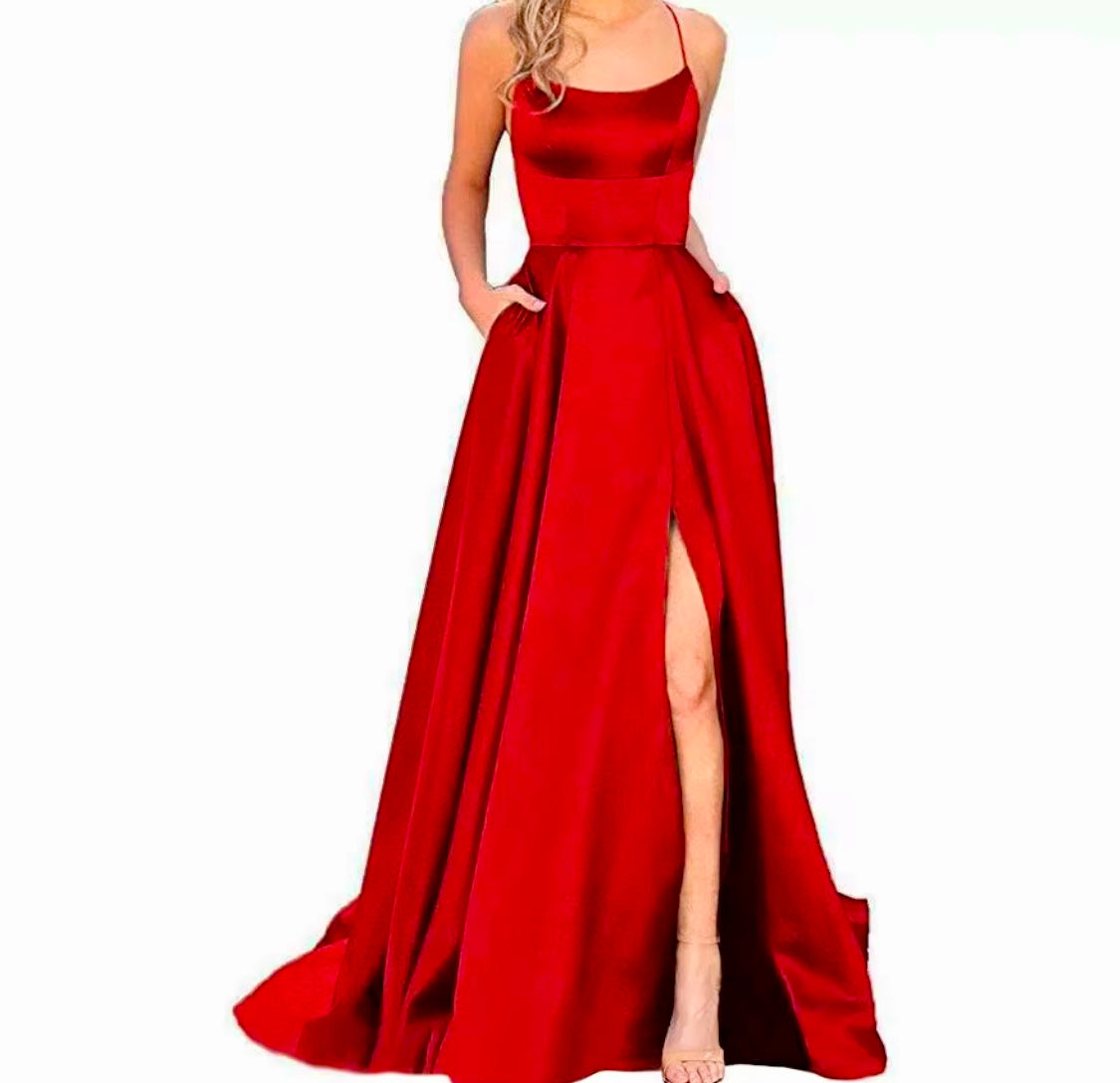 Red Ball Gown